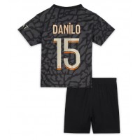 Otroški Nogometni dresi Paris Saint-Germain Danilo Pereira #15 Tretji 2023-24 Kratek Rokav (+ Kratke hlače)